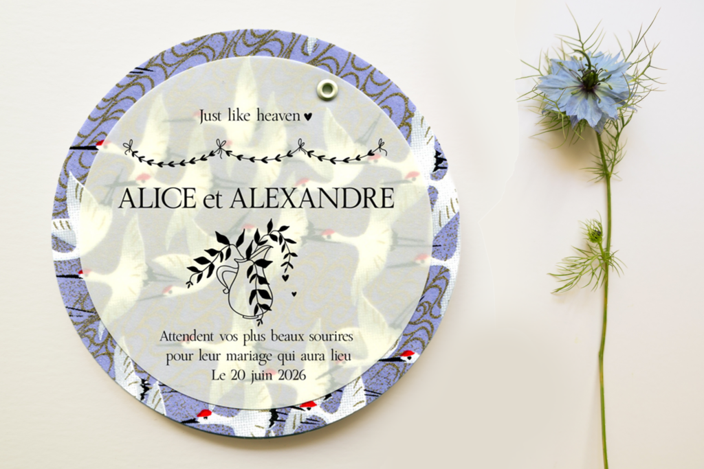 Faire-part Alice et Alexandre