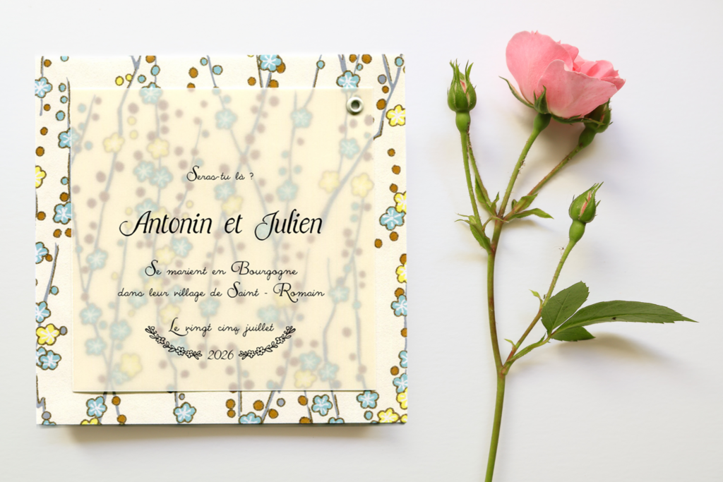 Faire-part Antonin et Julien