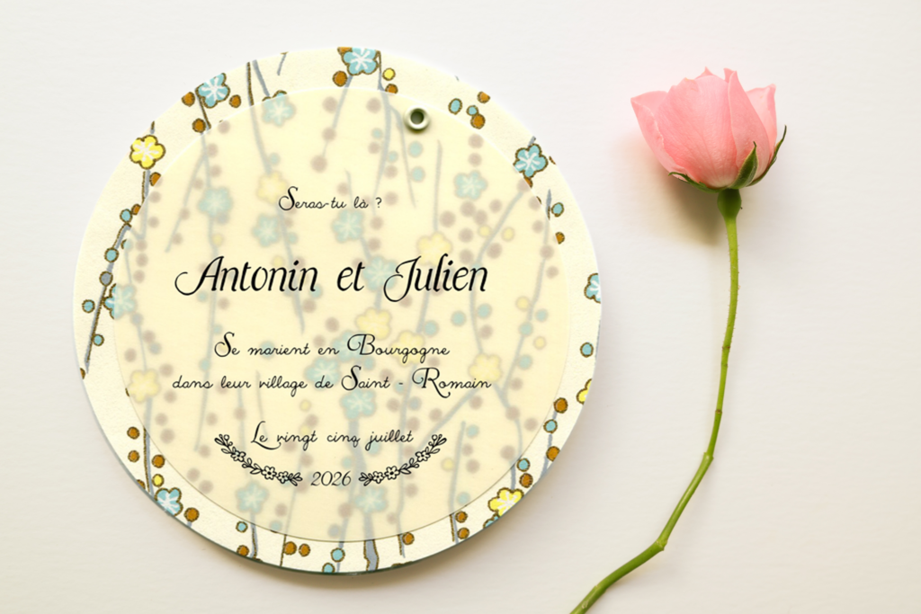 Faire-part Antonin et Julien