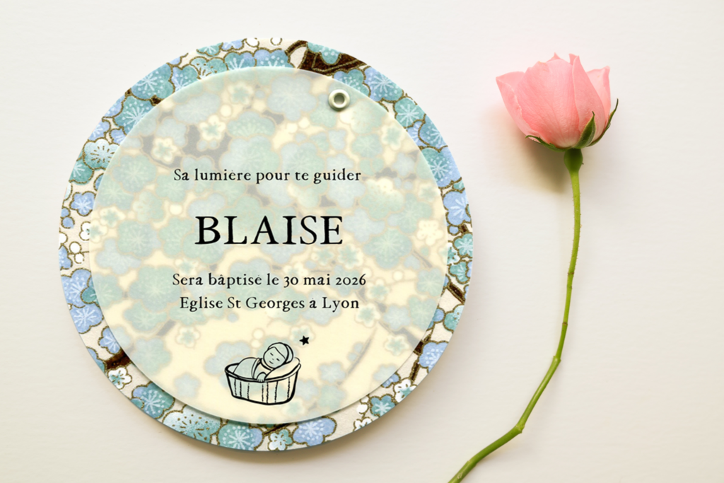 Faire-part Blaise