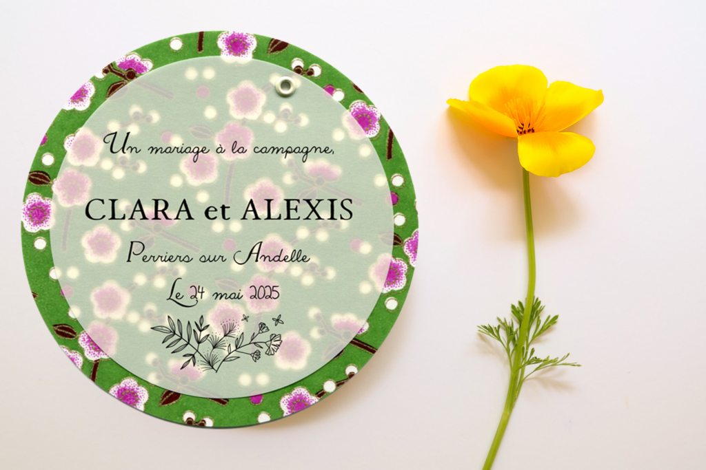 Faire-part Clara et Alexis