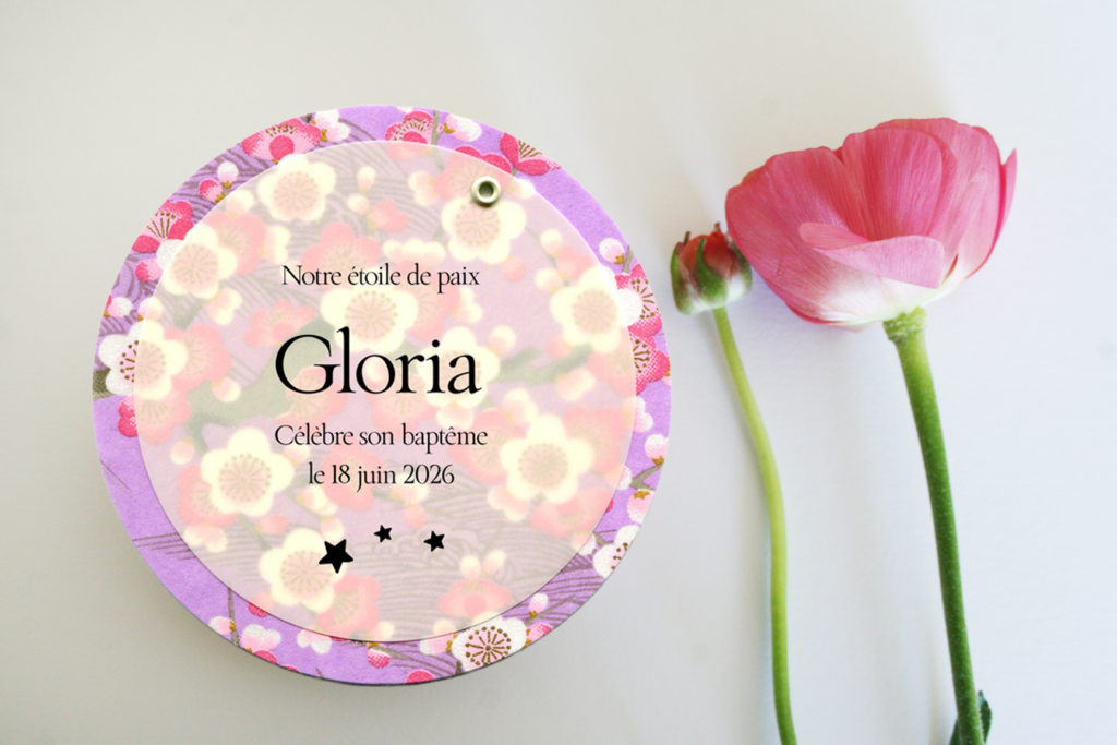 Faire-part Gloria
