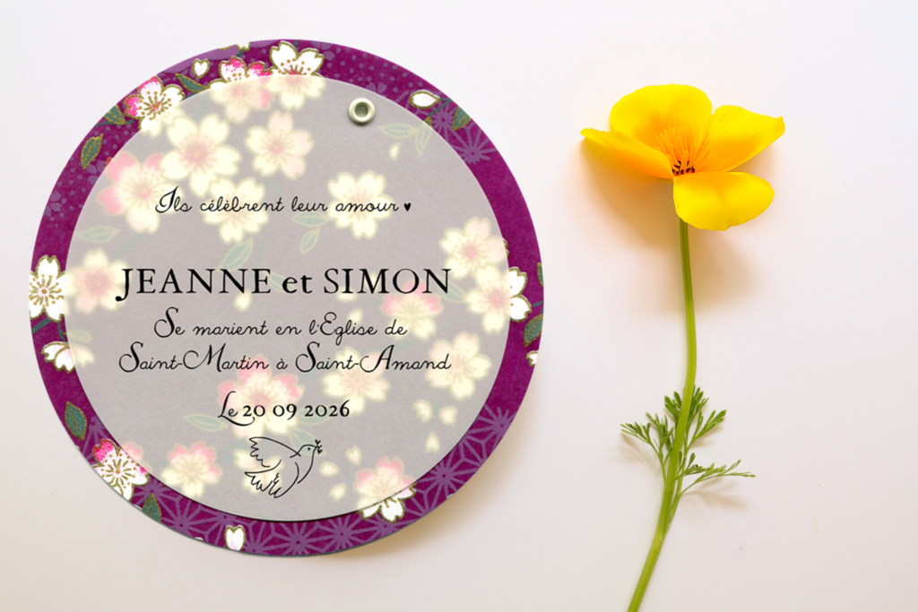 Faire-part Jeanne et Simon