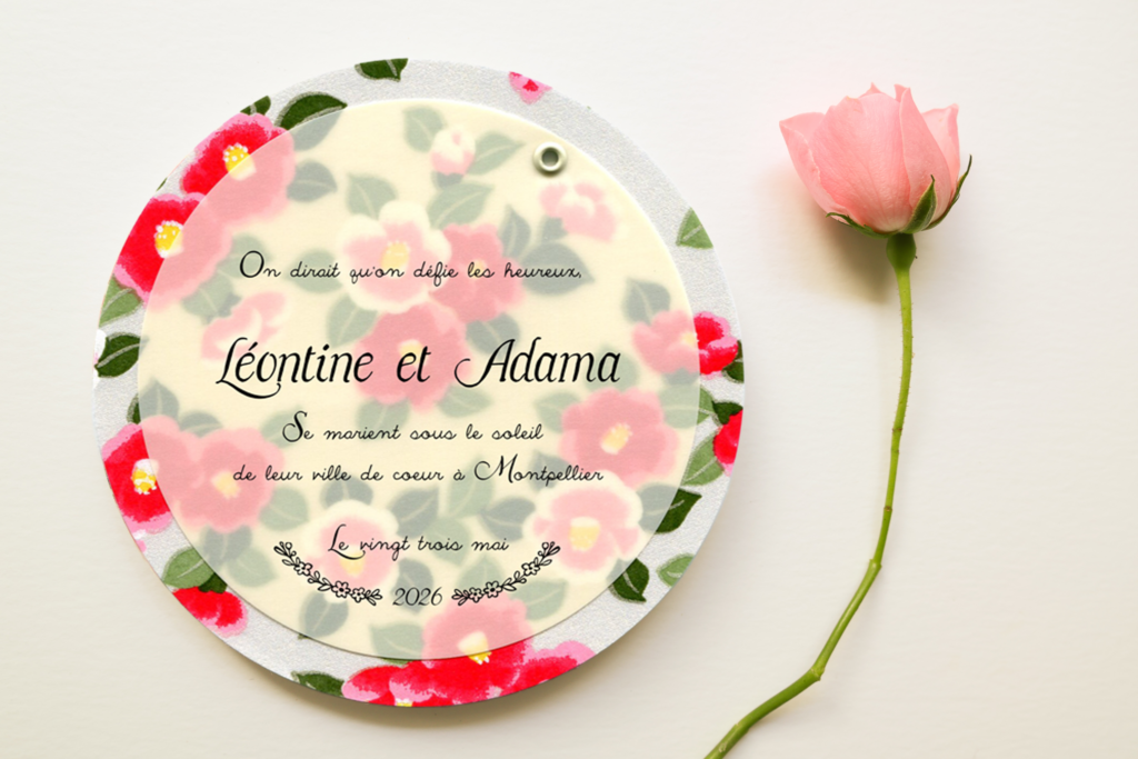 Faire-part Léontine et Adama