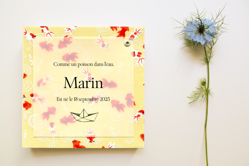 Faire-part Marin