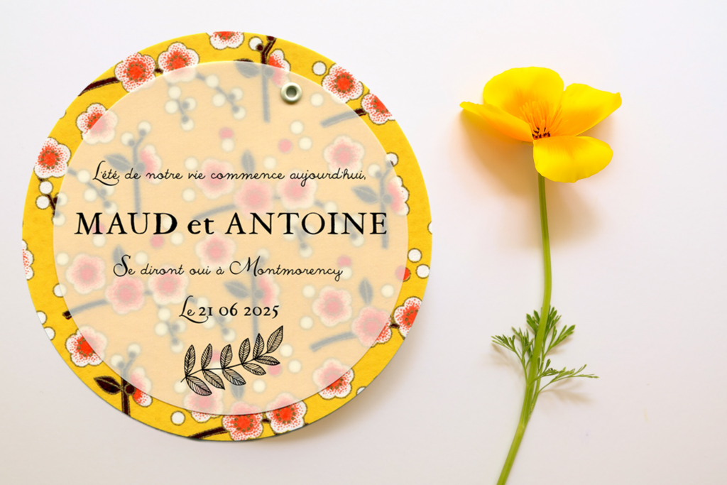 Faire-part Maud et Antoine