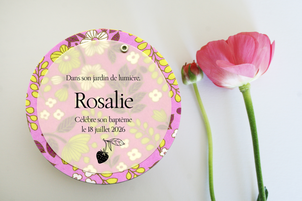 Faire-part Rosalie