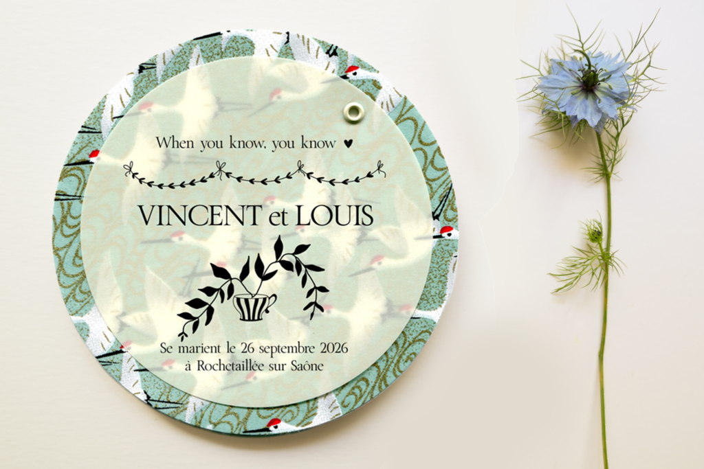 Faire-part Vincent et Louis